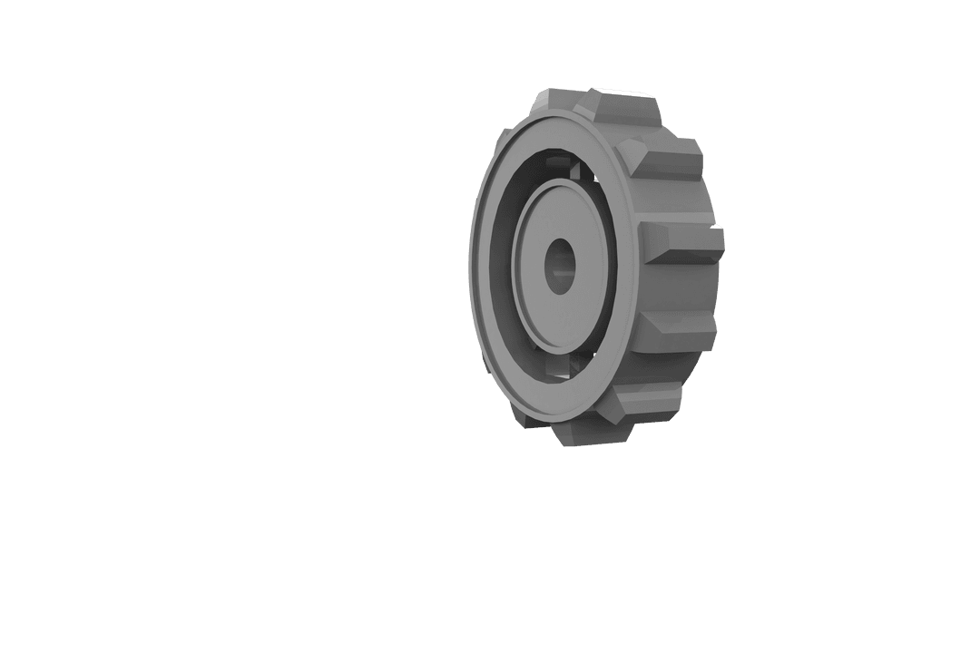 Transparent 3D Cog and Wheel Concept Design