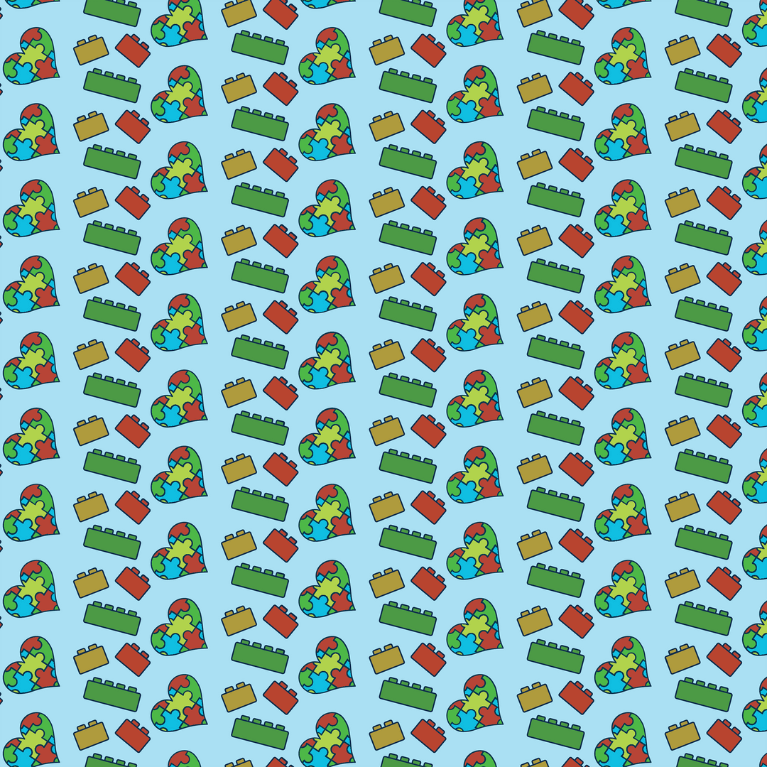 Colorful Geometric Pattern on Transparent Digital Background