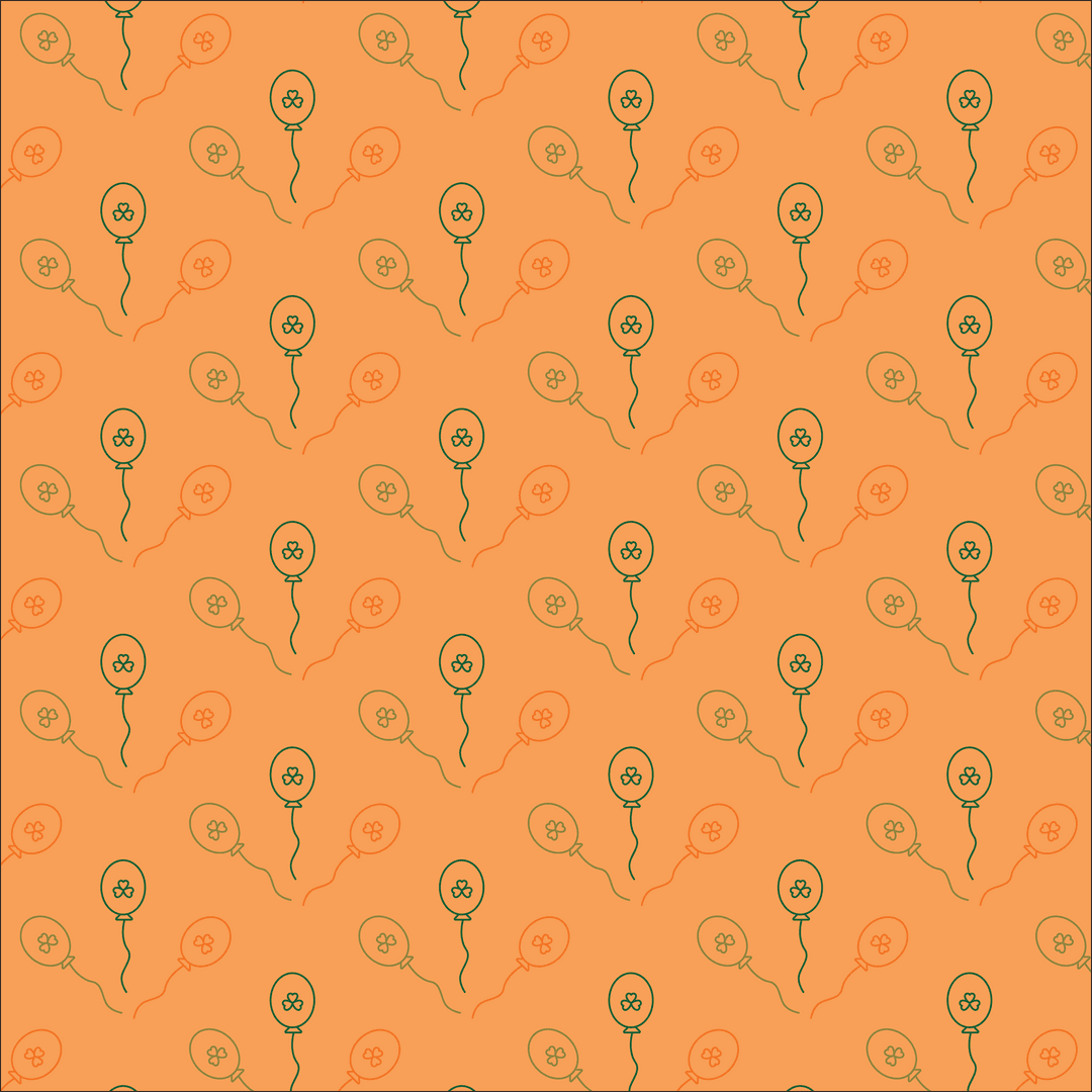 Colorful Balloon Pattern on Transparent Vector Background