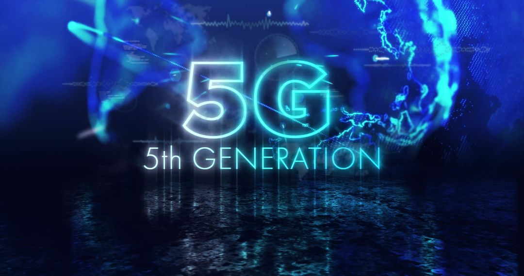 5G Technology and Global Connectivity Concept Art