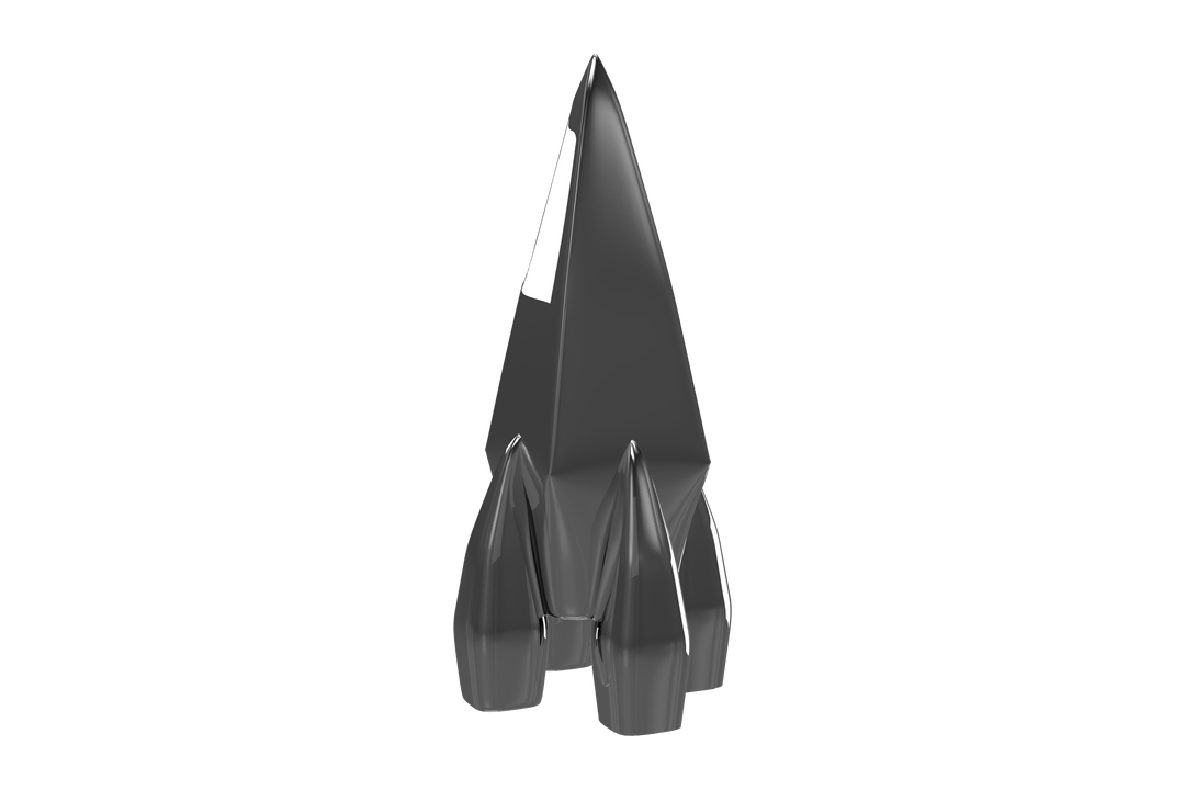 Transparent Silver Colored Toy Rocket Ship - Download Free Stock Images Pikwizard.com