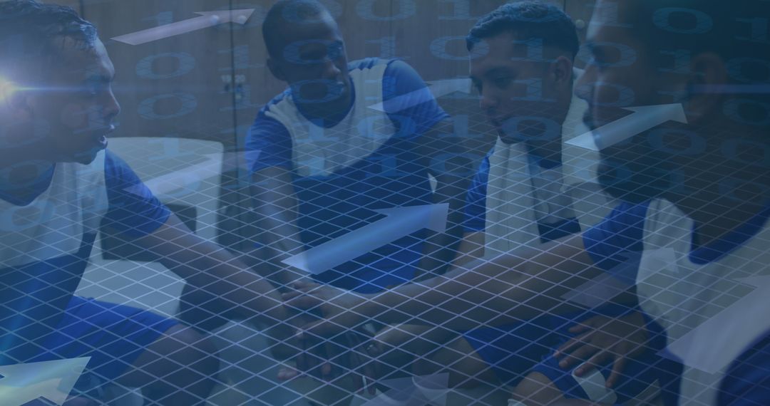 Digital Unity: Football Players Connected Through Technology