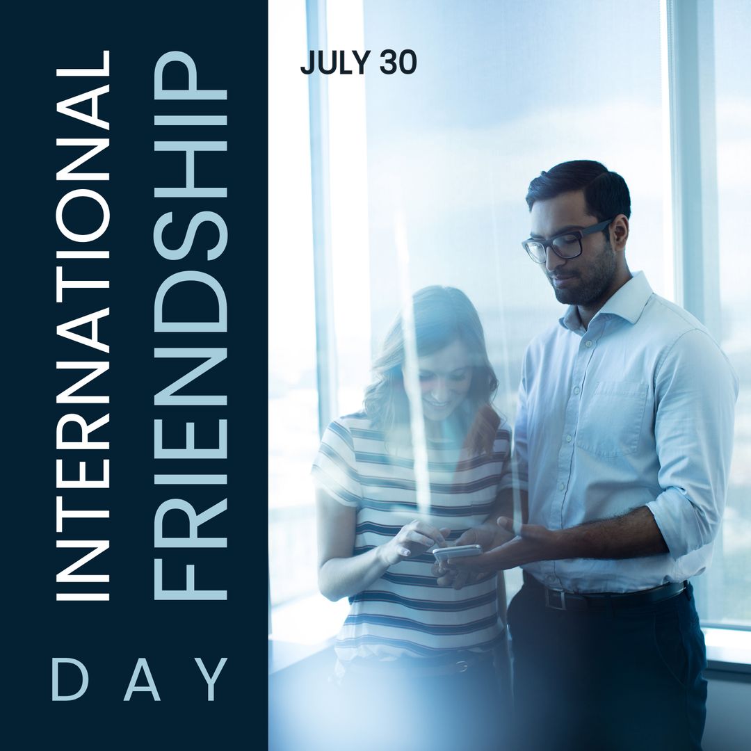 International Friendship Day Celebration with Diverse Friends