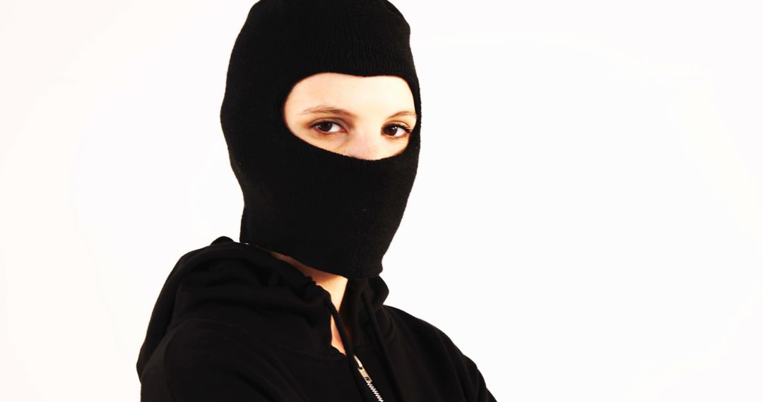 Person Wearing Ski Mask, Ready for Action - Free Images, Stock Photos and Pictures on Pikwizard.com