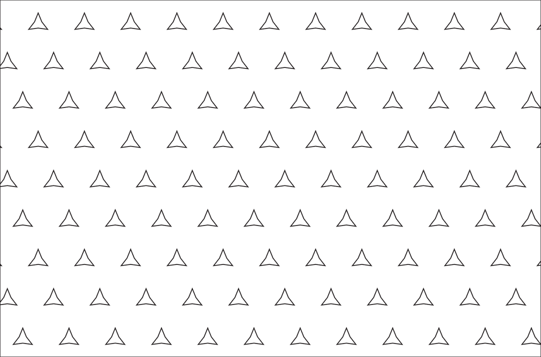 Abstract Triangular Pattern on Transparent Background