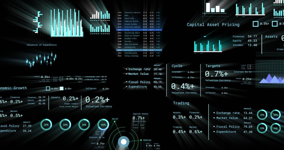 Data Processing with Cryptocurrency Analytics and Statistics Concept