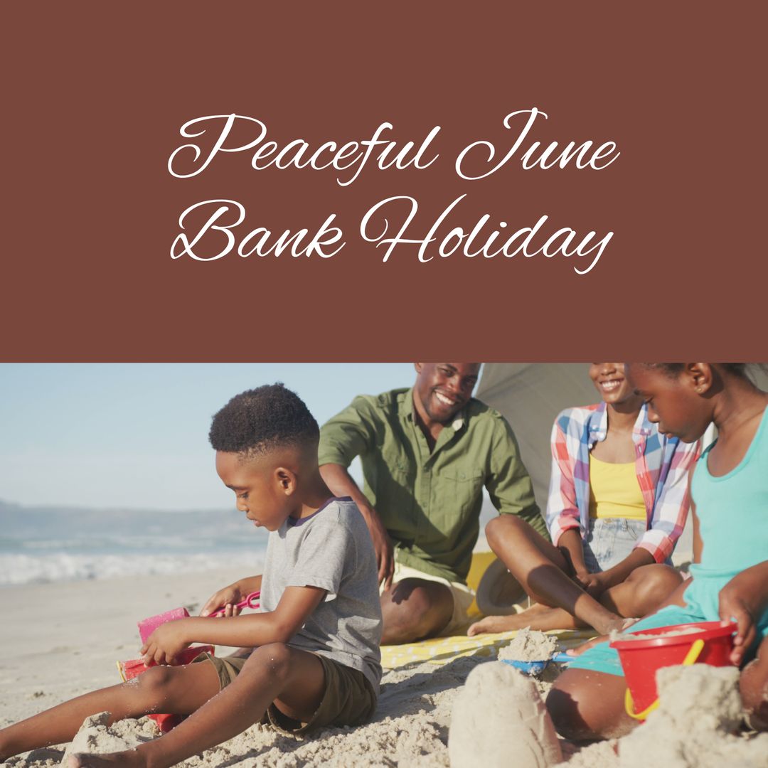 Family Enjoying Relaxing Day on Seaside Holiday