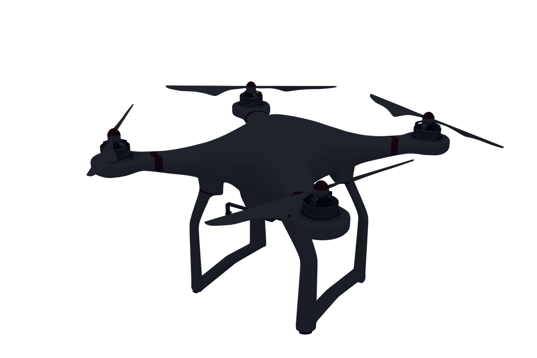 Transparent Quadcopter Isolated Drone on White Background - Download Free Stock Images Pikwizard.com