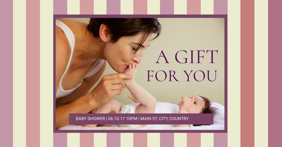 Tender Moment Between Mother and Baby for Heartfelt Occasion