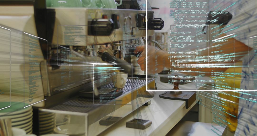 Augmented Reality in Coffee Making: Futuristic Espresso Machine Interface