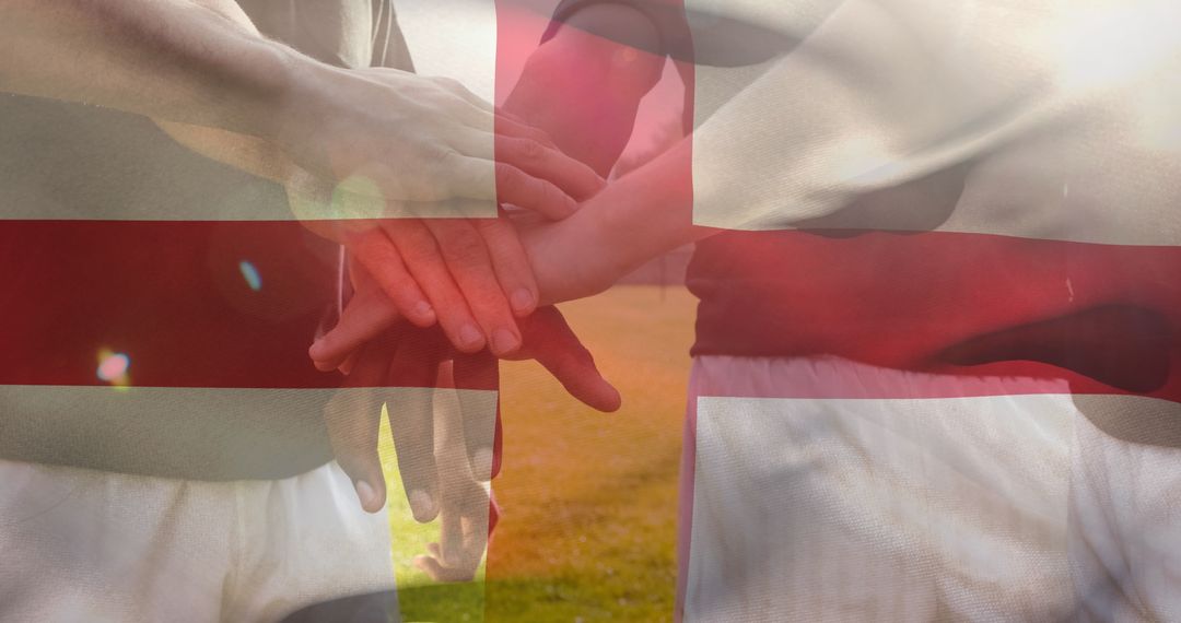 Team Unity and English Pride on a Soccer Field