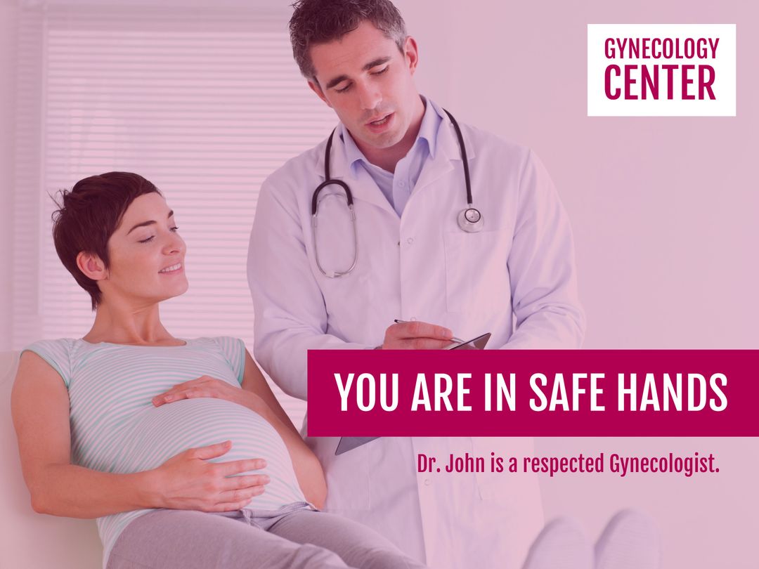 Professional Gynecologist with Pregnant Patient Reflecting Trust and Care