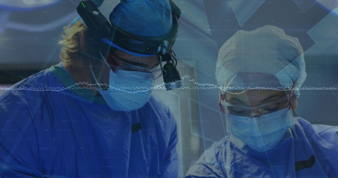 Surgeons in Operating Room with Mixed Reality Technology - Free Images, Stock Photos and Pictures on Pikwizard.com