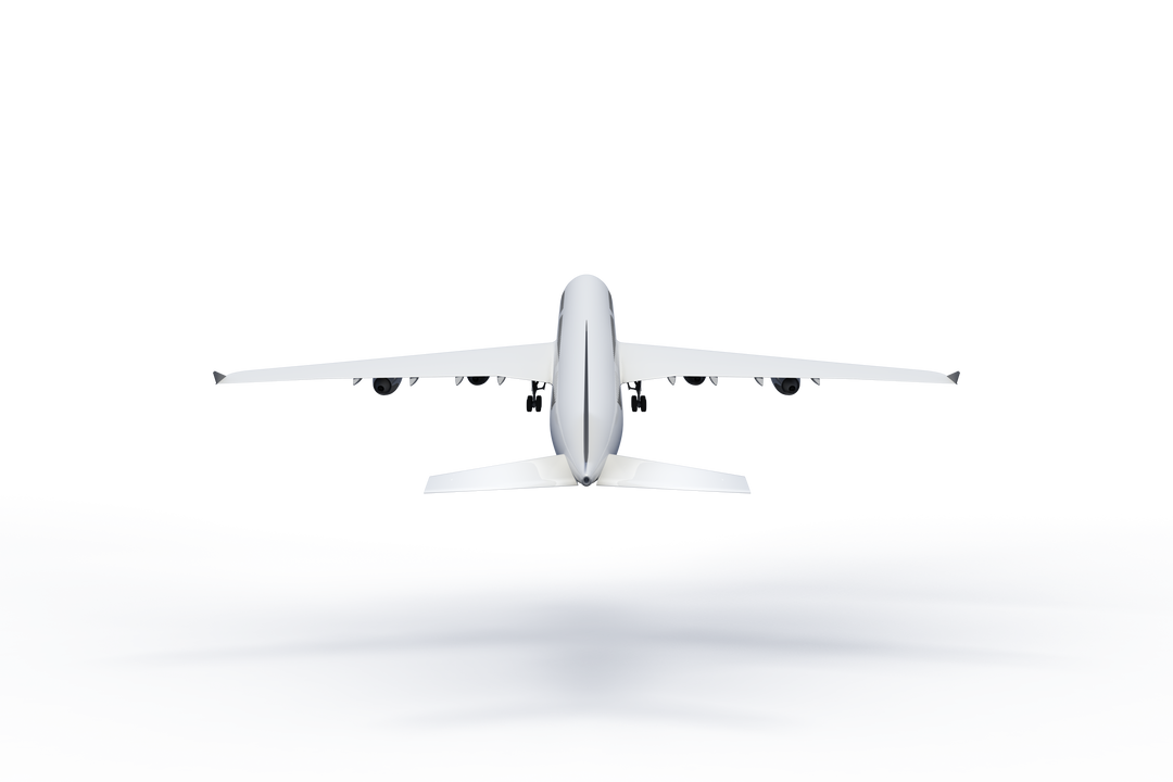 White Plane Taking Off Illustration Transparent PNG Graphic - Download Free Stock Images Pikwizard.com