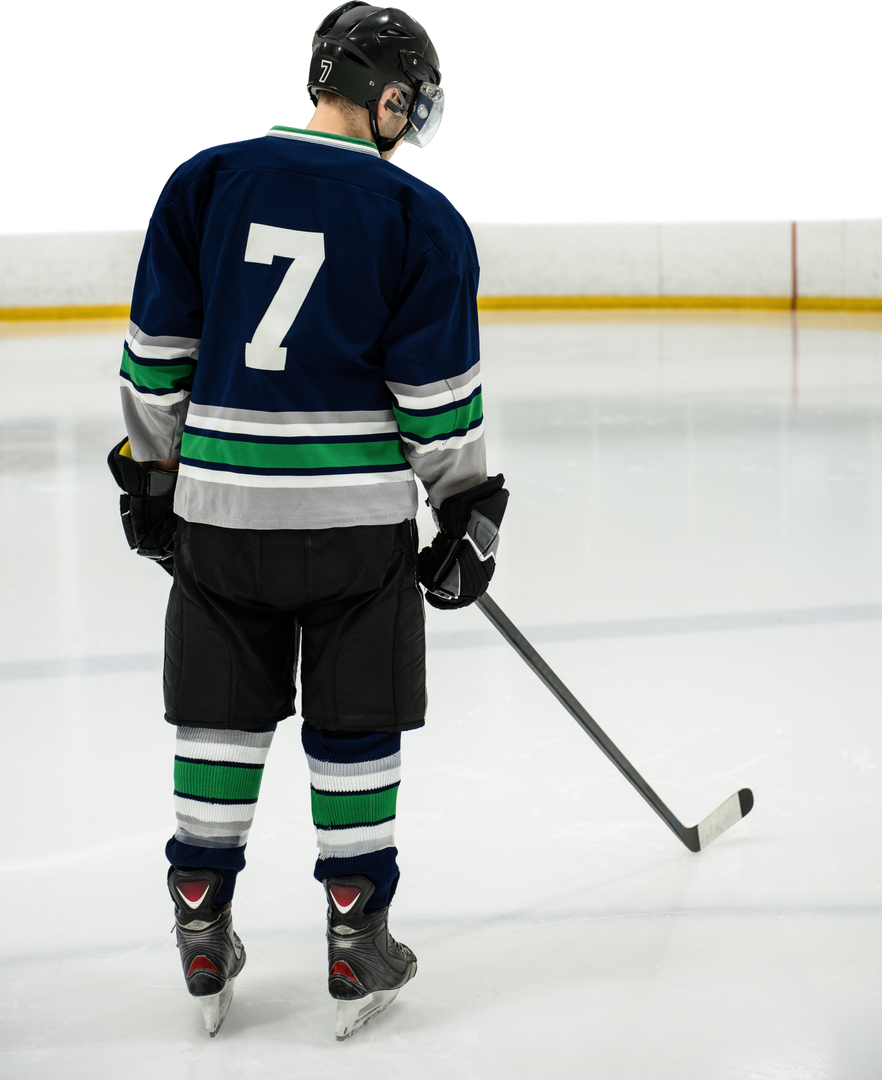 Ice Hockey Player in Jersey with Transparent Background - Download Free Stock Images Pikwizard.com