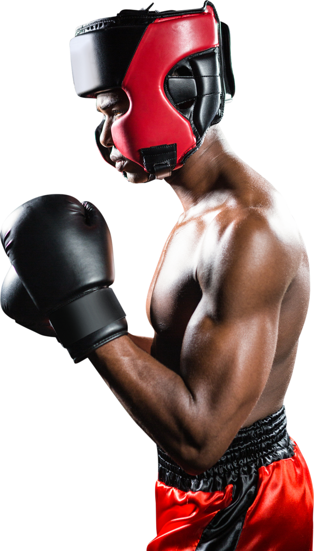 Transparent Boxer Posing in Classic Boxing Stance - Download Free Stock Images Pikwizard.com