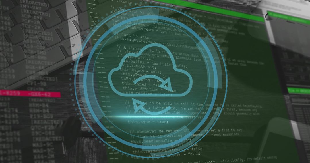 Cloud Computing and Financial Data Processing Concept