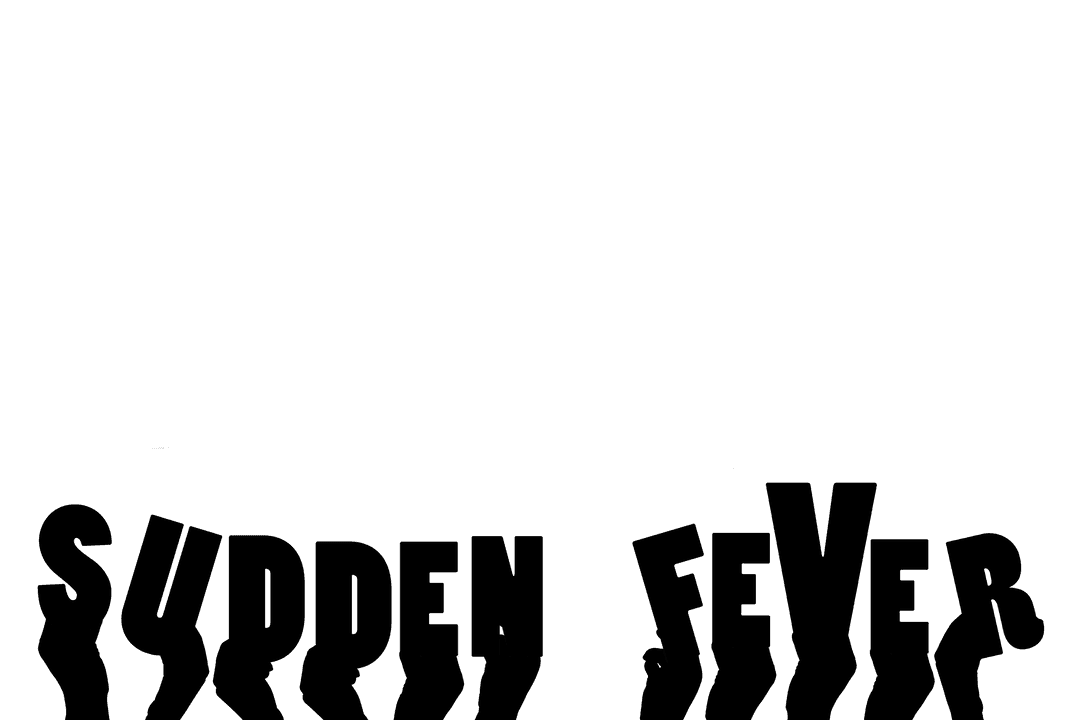 Illustration of Sudden Fever Alert on Transparent Background