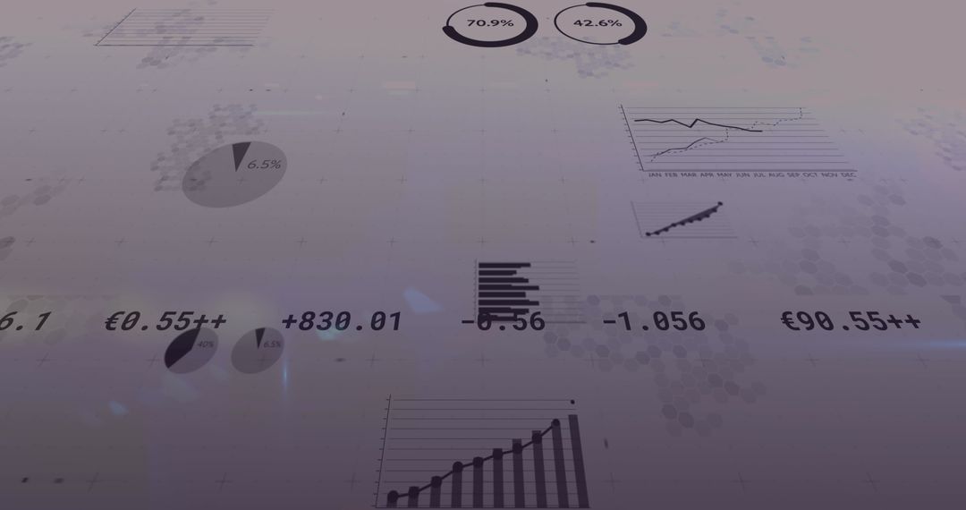 Dynamic Analysis of Financial Data Projections