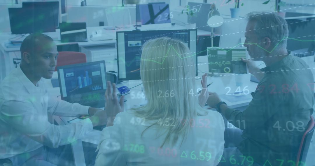 Collaborative Financial Analysis in Modern Office Environment