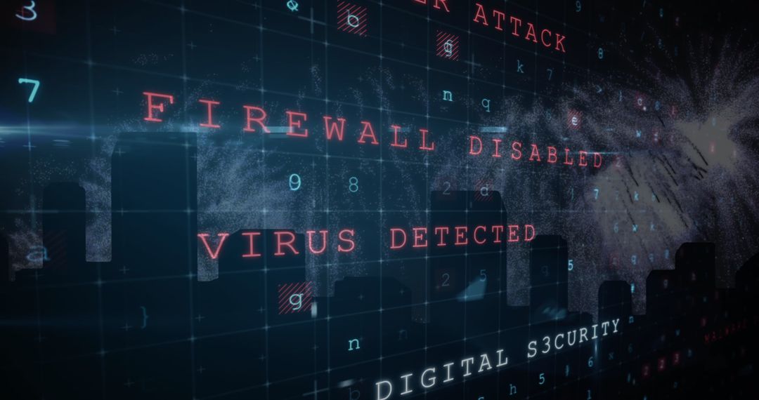 Digital Firestorm: Cybersecurity Concerns Amid Urban Backdrop