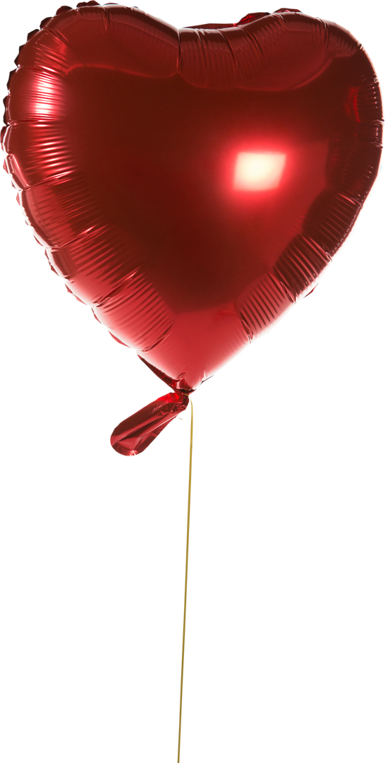 Red Heart Shaped Balloon on Transparent Background - Download Free Stock Images Pikwizard.com