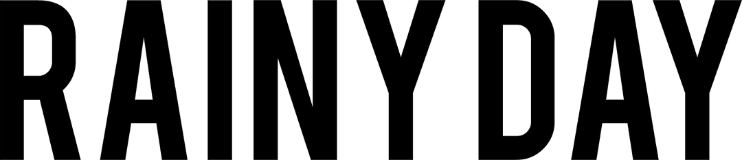 Rainy Day Text Illustration with Transparent Background