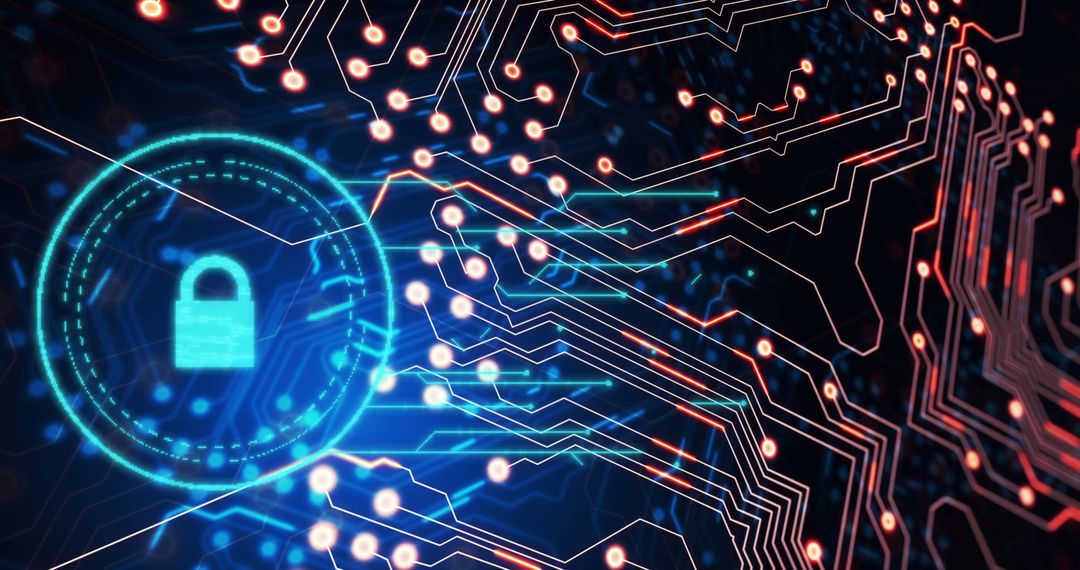 Digital Circuit with Cyber Padlock Hologram