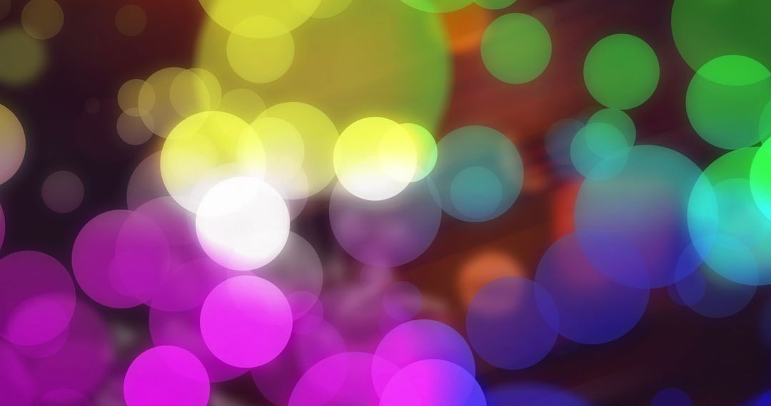 Colorful Abstract Bokeh Effect Background with Mixed Hues