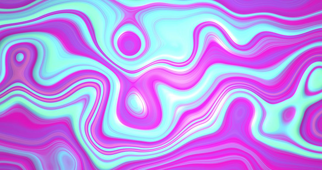 Abstract Liquid Pattern in Purple and Blue Hues