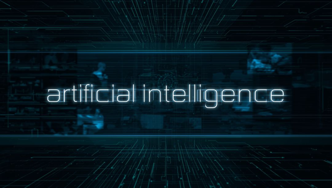 Futuristic Interface Displaying Artificial Intelligence Concept