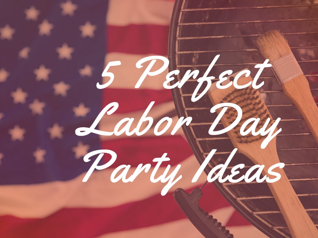 Patriotic Labor Day Barbecue Promotion Design