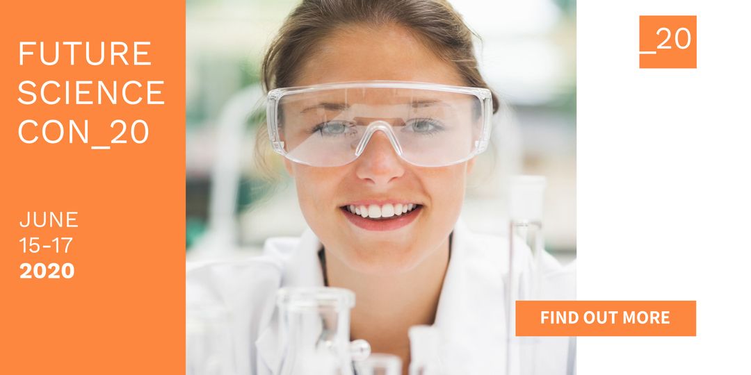 Smiling Female Scientist Wearing Safety Glasses - Download Free Stock Templates Pikwizard.com