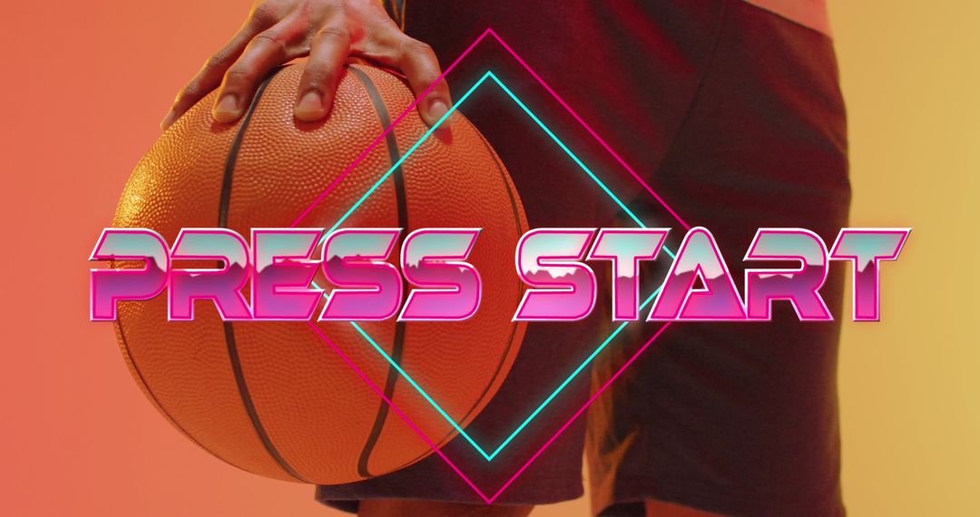 Retro Game Inspired Basketball Competition Concept