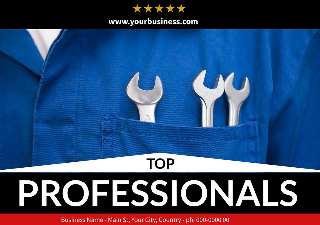 Mechanic Tools Displaying Professional Repair Expertise