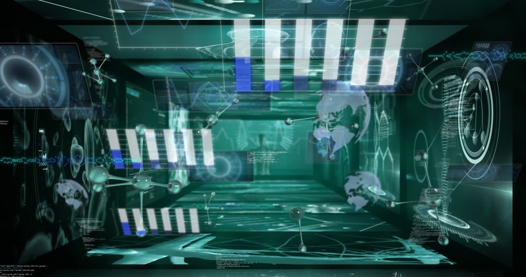 Digital Interface with Molecules and Data in Abstract Space