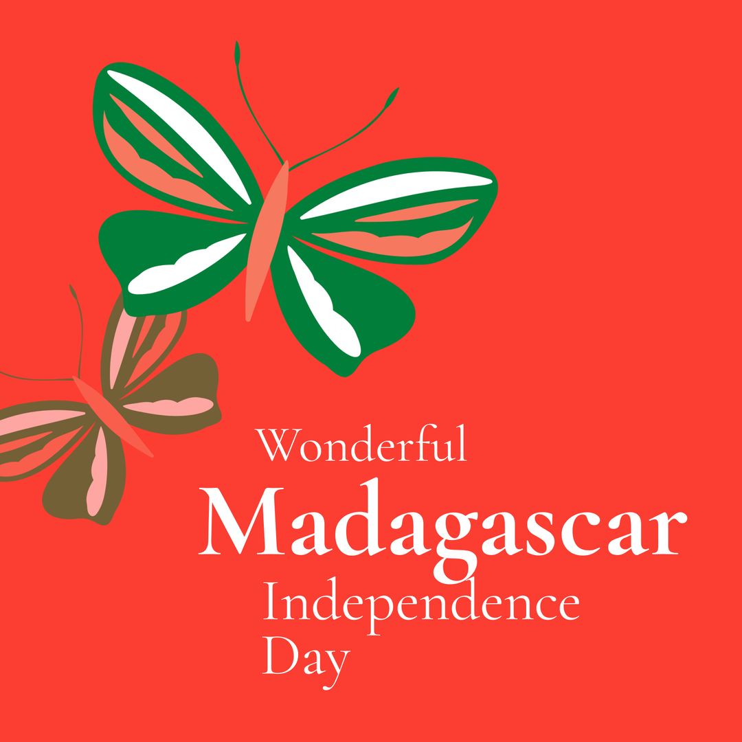 Madagascar Independence Day Celebration with Butterflies