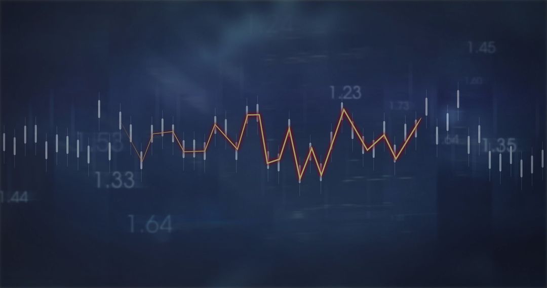 Dynamic Financial Data Visualization with Abstract Graph - Free Images, Stock Photos and Pictures on Pikwizard.com