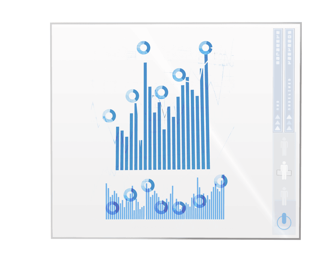 Transparent Medical Chart Displaying Graph Data