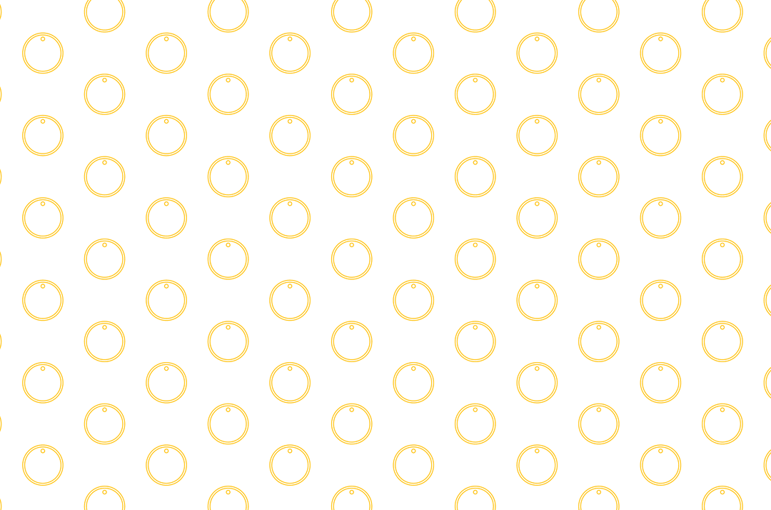 Seamless Yellow Knob Pattern on Transparent Background