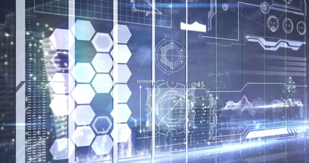 Futuristic Digital Interface with Graphs and Data Visualizations - Free Images, Stock Photos and Pictures on Pikwizard.com