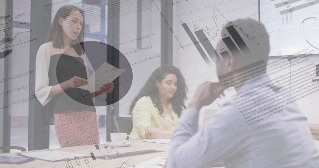 Dynamic Financial Presentation in Modern Office Environment