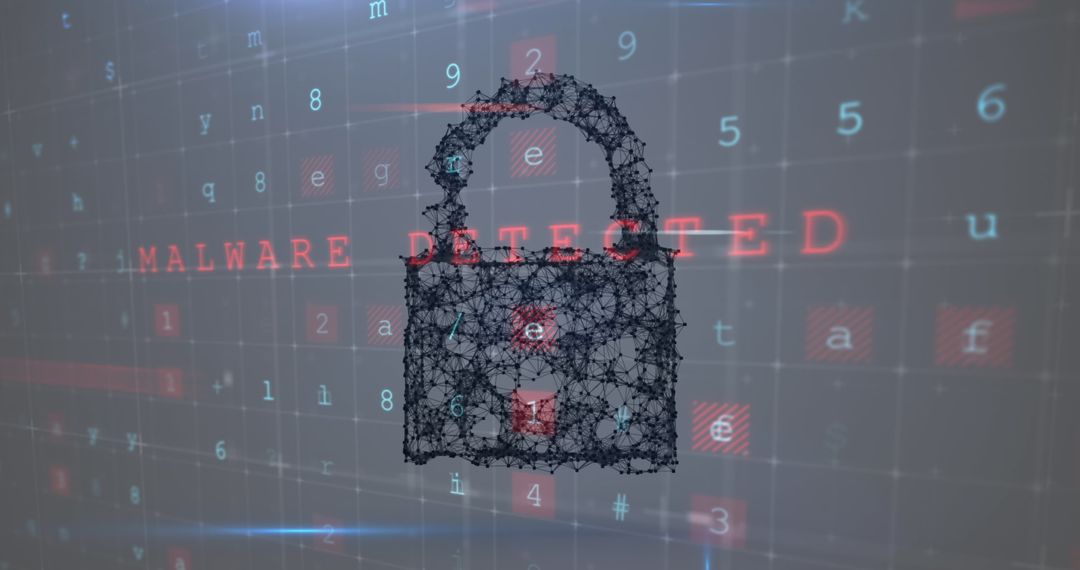 Digital Security and Malware Detection Concept