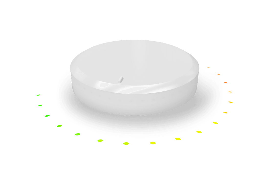 Transparent Temperature Control Knob with Color-Coded Indicator - Download Free Stock Images Pikwizard.com
