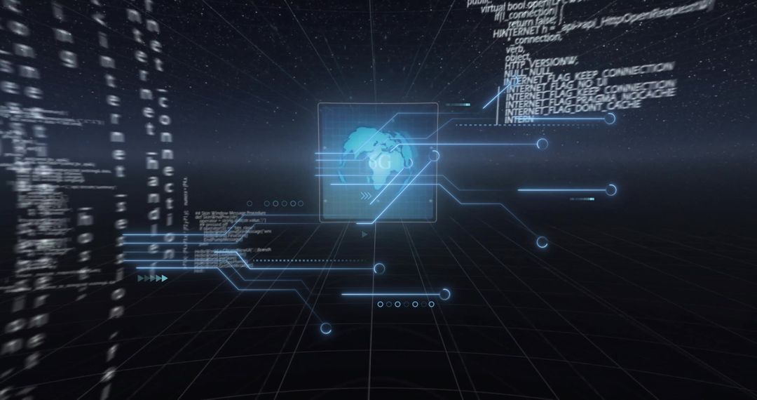 Futuristic 6G Network Digital Interface Concept