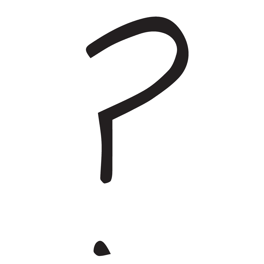 Transparent Question Mark Vector on Digital Background
