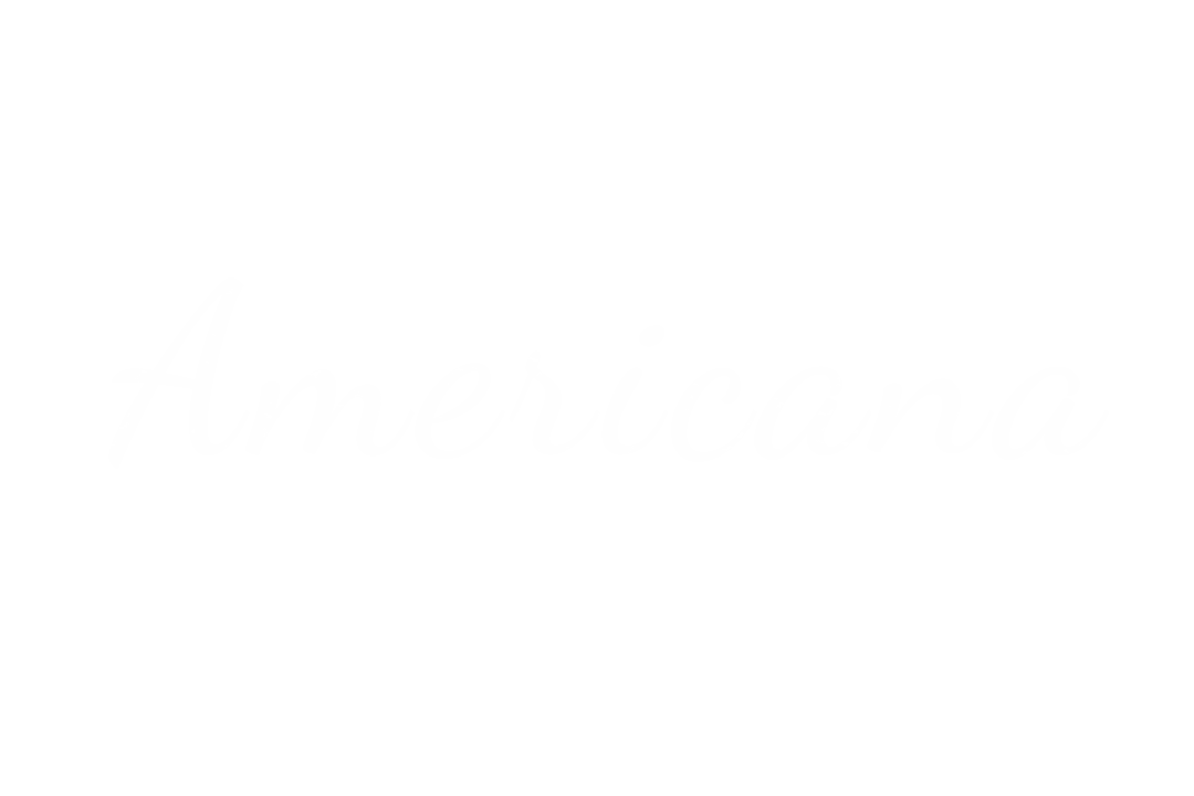 Stylized Americana Text on Transparent Background Vector Illustration