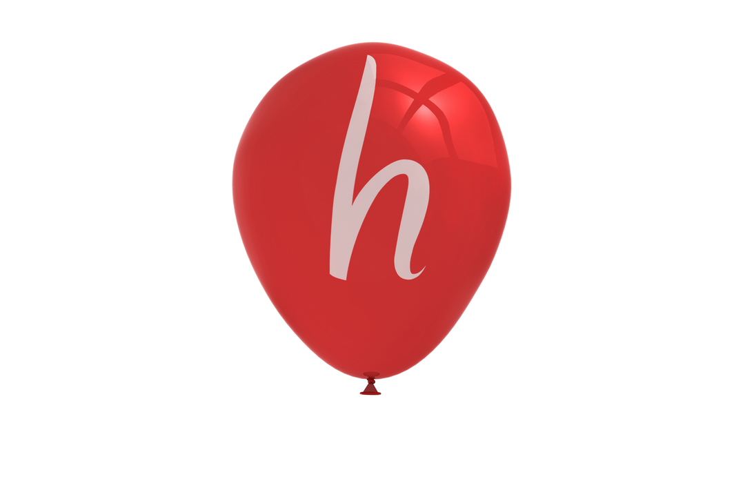 Red Balloon with Letter H on Transparent Background, Isolated Vector Illustration - Download Free Stock Images Pikwizard.com