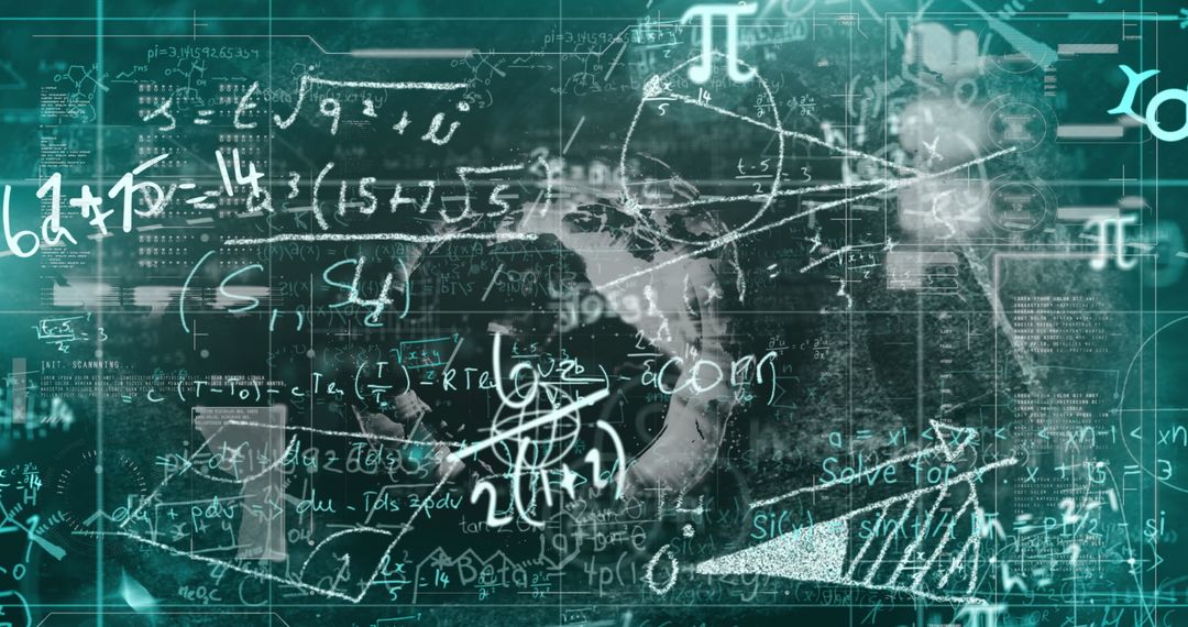 Complex Mathematical Equations on Digital Green Interface