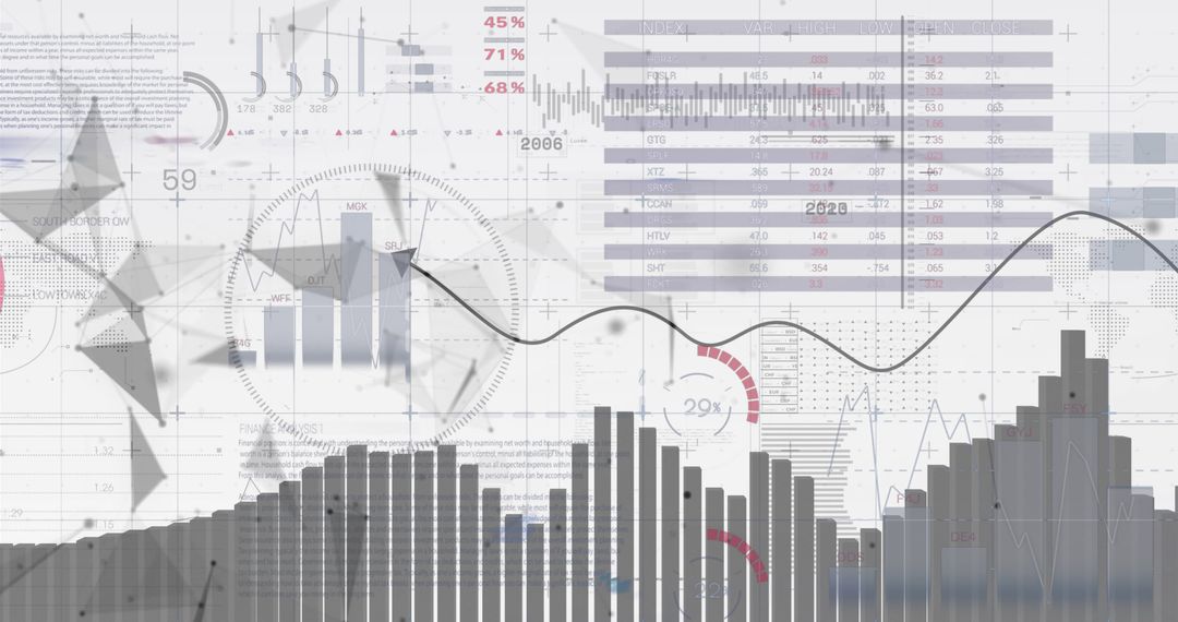 abstract data analysis with graphs and figures - Free Images, Stock Photos and Pictures on Pikwizard.com
